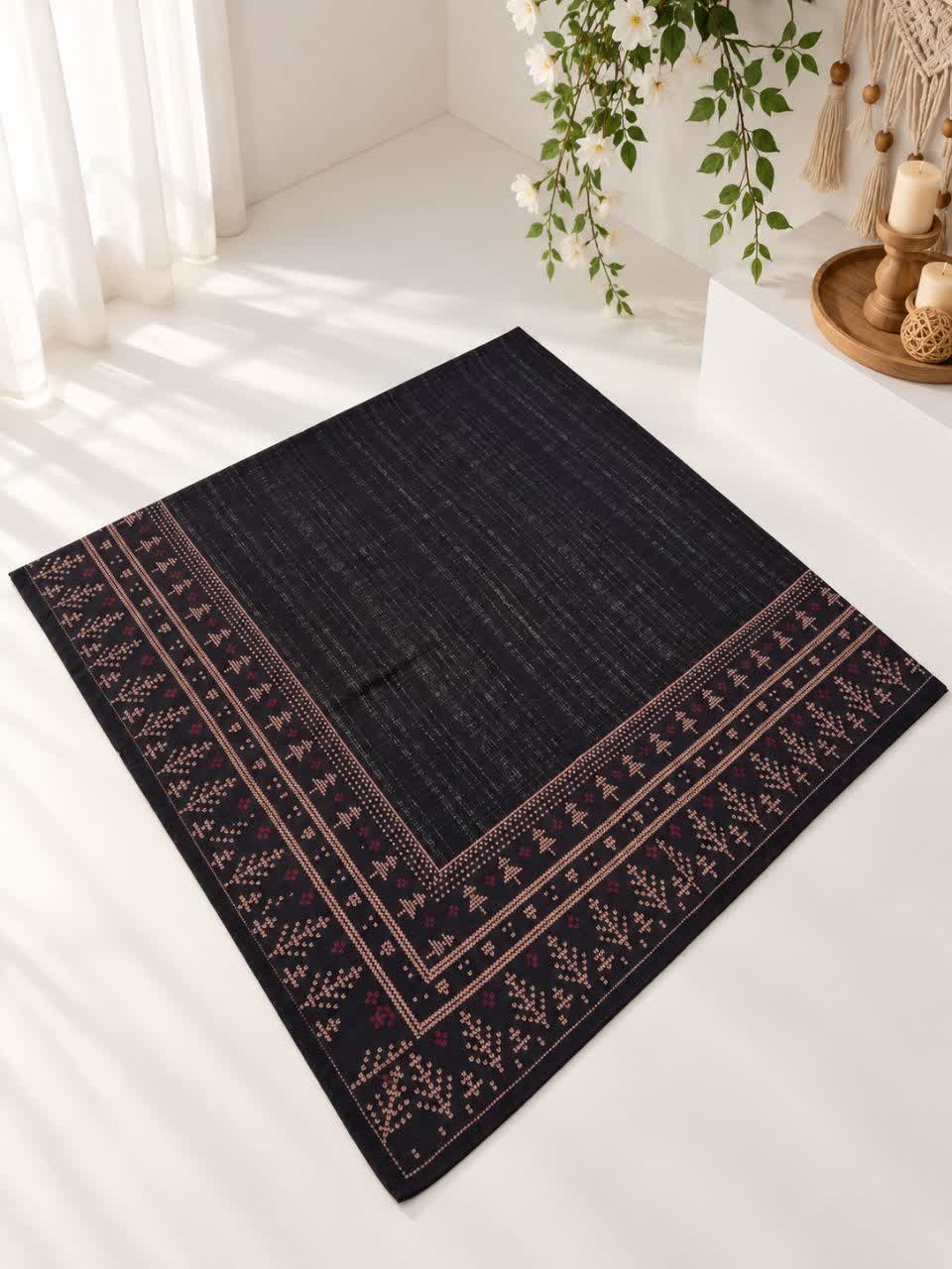 روسری ساتن حریر قواره ۱۲۰ طرح کهن