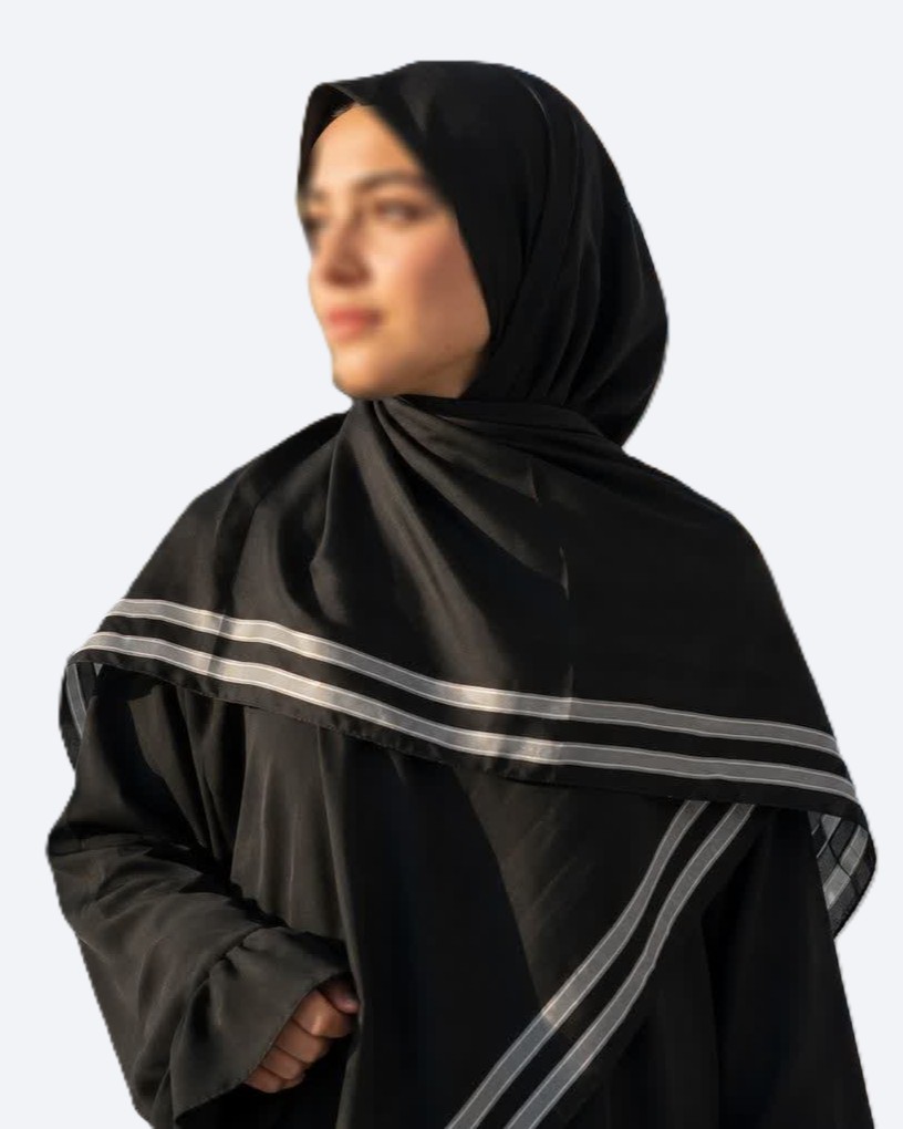 روسری نخی قواره 140 طرح امضا - M